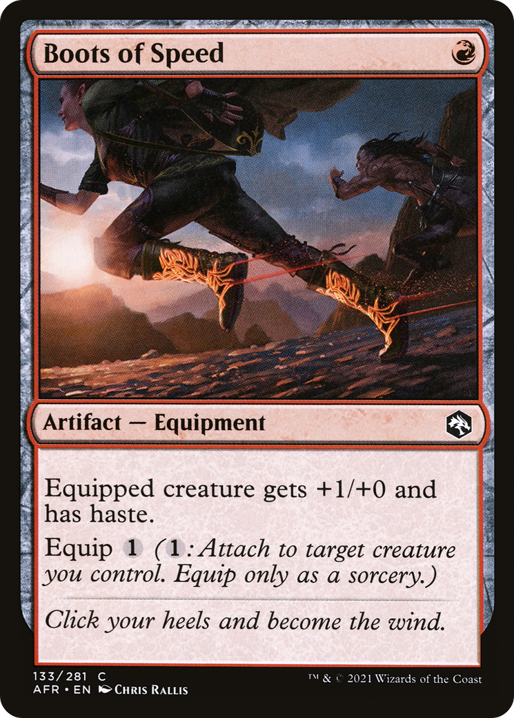 Boots of Speed (133) Foil - Adventures in the Forgotten Realms