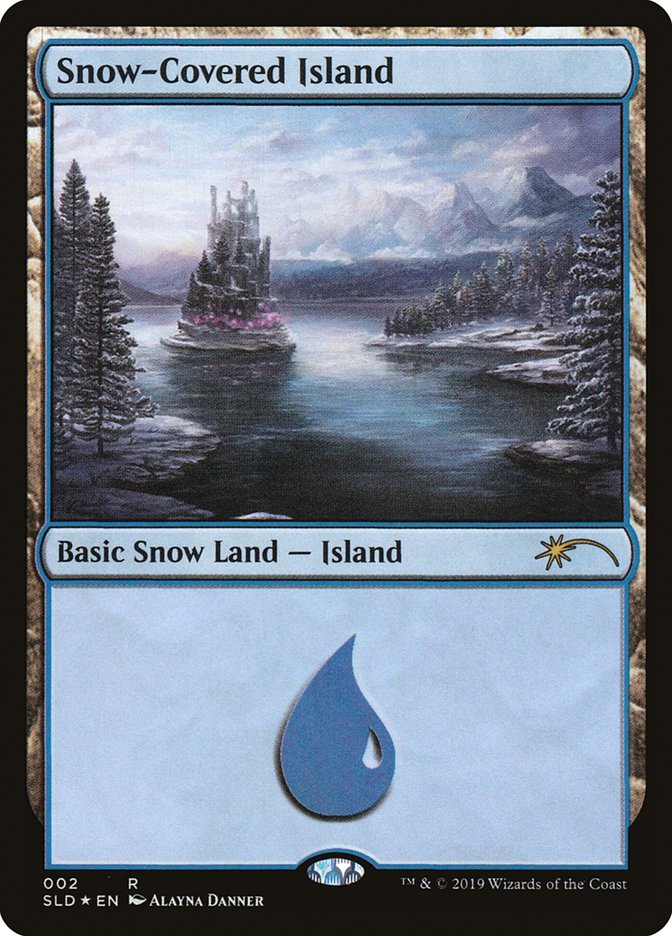 Snow-Covered Island (2) [Secret Lair Drop Series] | Silver Goblin