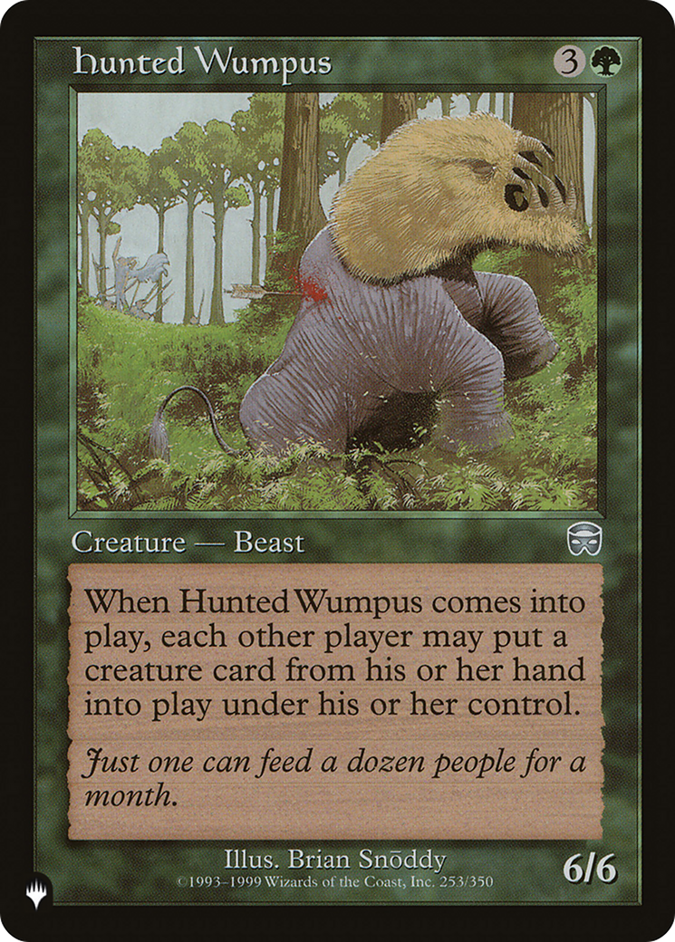 Hunted Wumpus (Retro) (MMQ-253) - The List