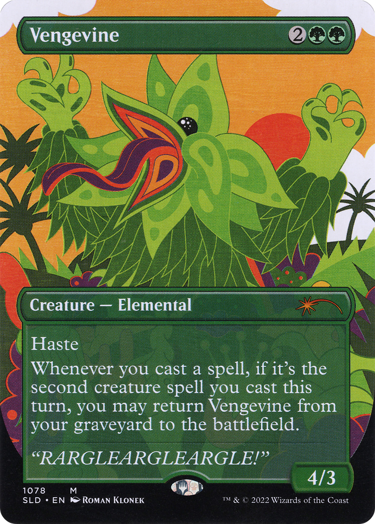 Vengevine (Borderless) [Secret Lair Drop Series] Foil