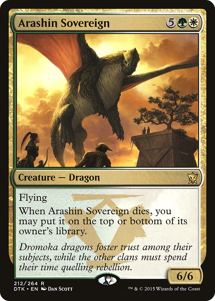 Arashin Sovereign [Dragons of Tarkir] Foil