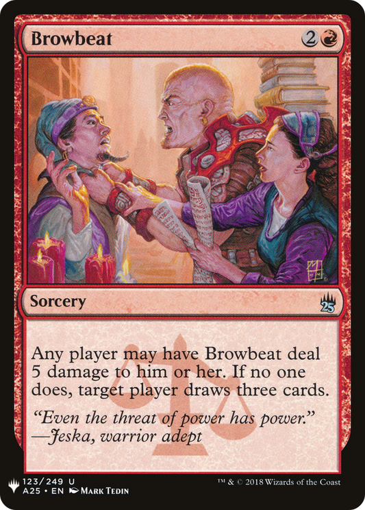Browbeat (A25-123) - The List