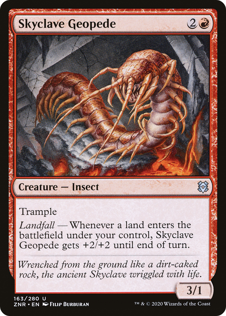 Skyclave Geopede (163) - Zendikar Rising