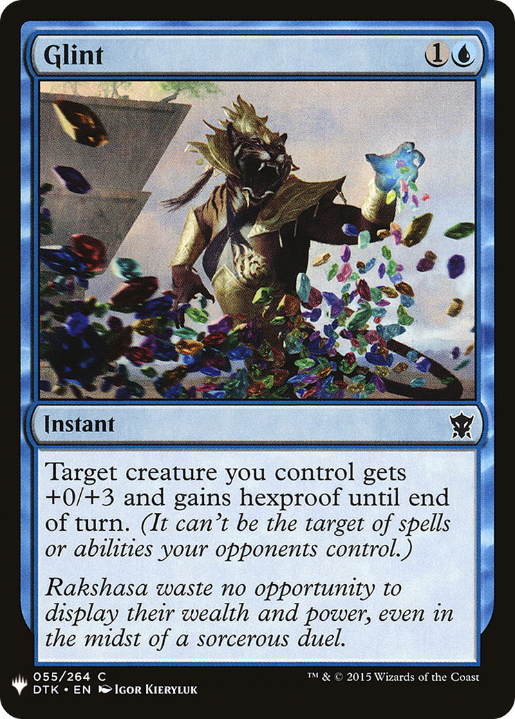 Glint (DTK-55) - The List