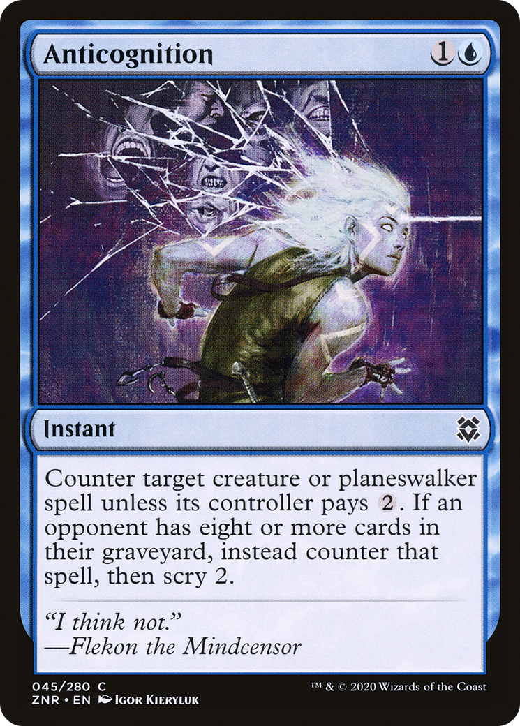 Anticognition (045) Foil - Zendikar Rising