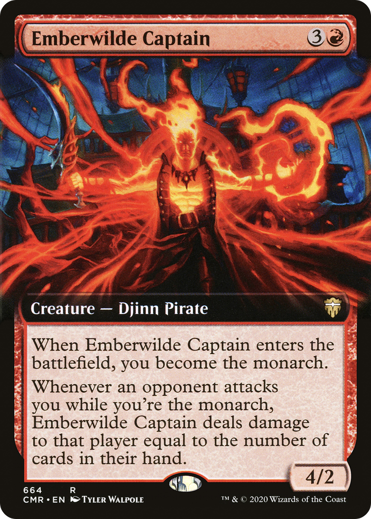 Emberwilde Captain (Extended Art) (664) - Commander Legends