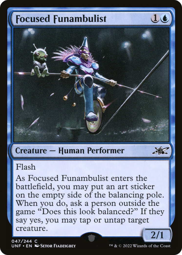 Focused Funambulist (047) Foil - Unfinity