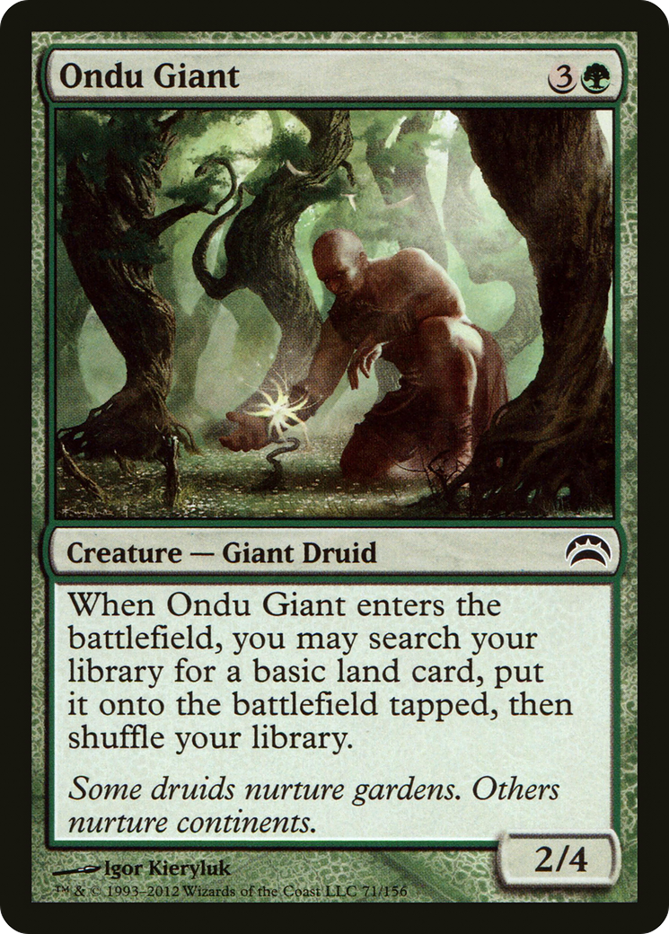 Ondu Giant (071) - Planechase 2012