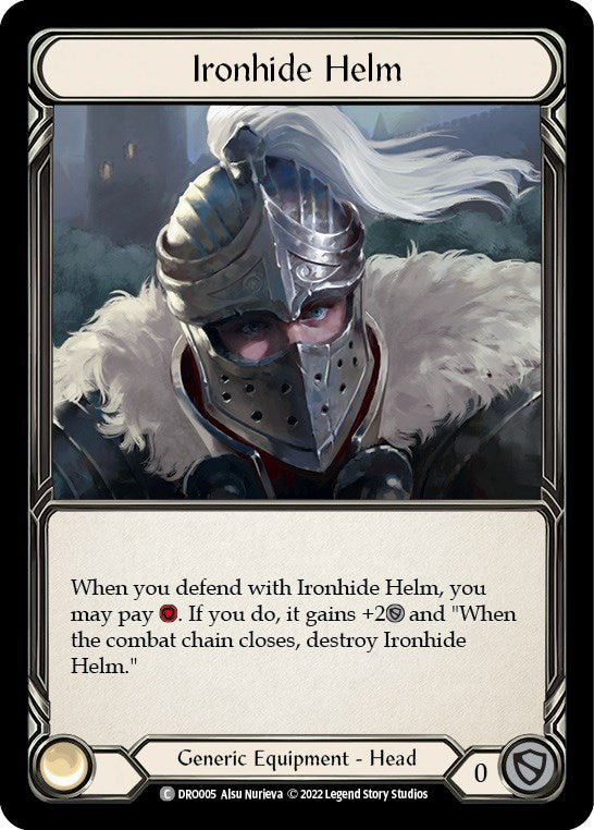 Ironhide Helm [DRO005] (Uprising Dromai Blitz Deck) | Silver Goblin