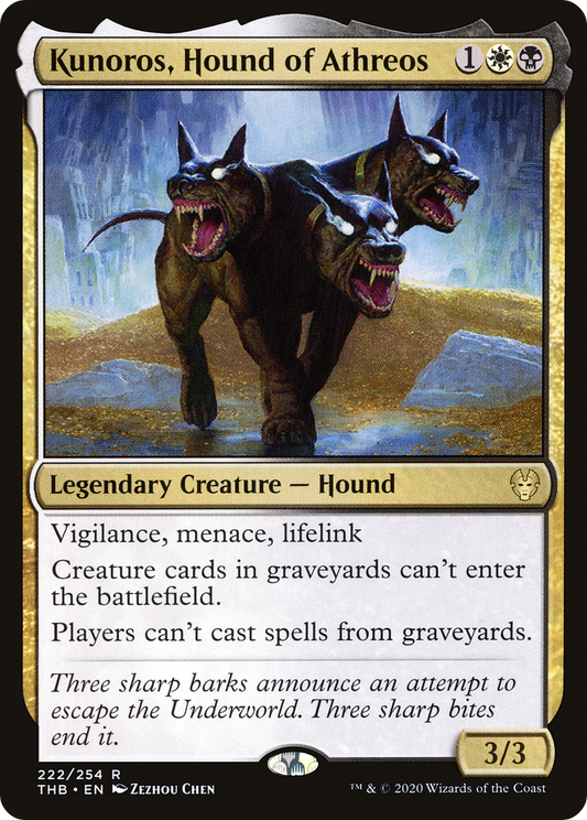 Kunoros, Hound of Athreos (222) - Theros Beyond Death