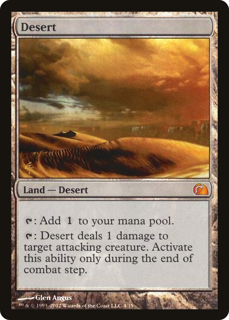 Desert (004) Foil - From the Vault: Realms