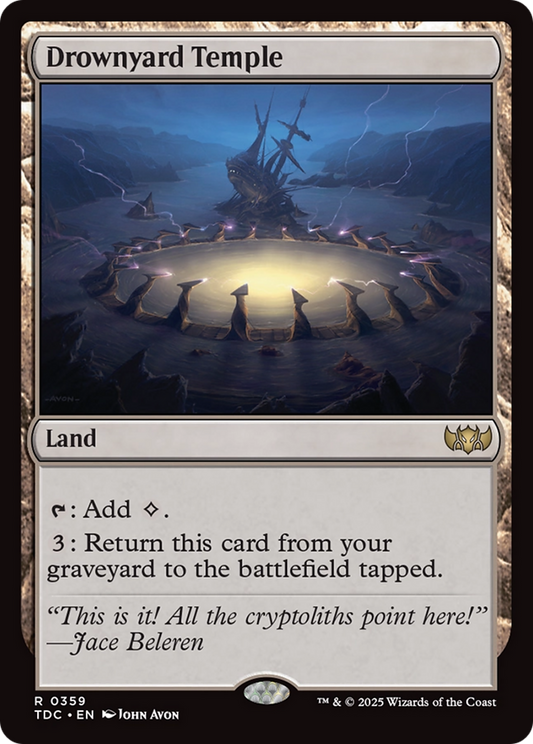 Drownyard Temple (359) - Commander: Tarkir: Dragonstorm