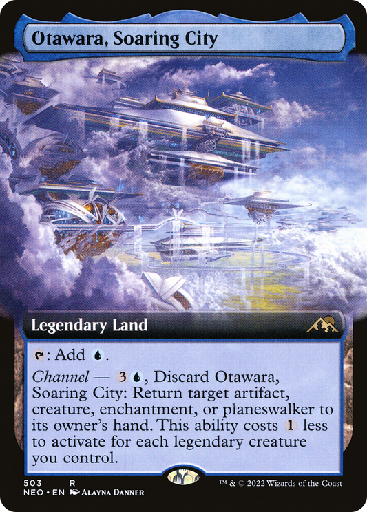 Otawara, Soaring City (Extended Art) (503) - Kamigawa: Neon Dynasty