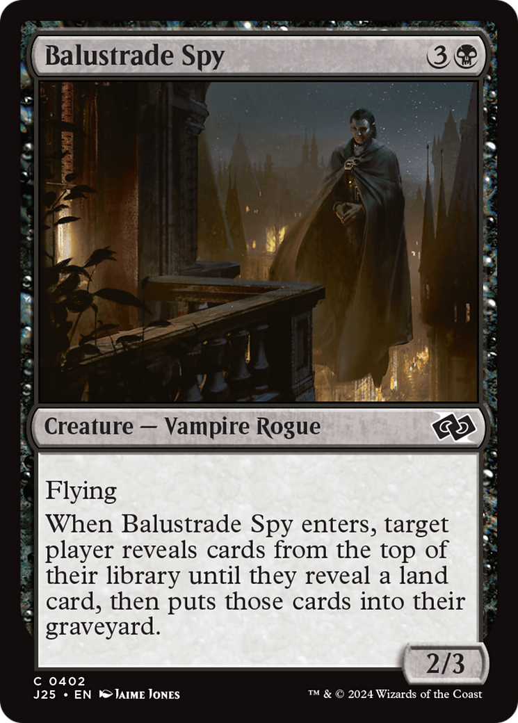 Balustrade Spy [Foundations Jumpstart] | Silver Goblin