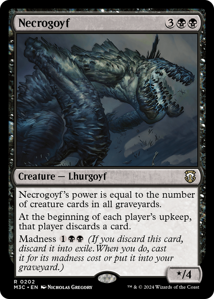 Necrogoyf [Modern Horizons 3 Commander] | Silver Goblin