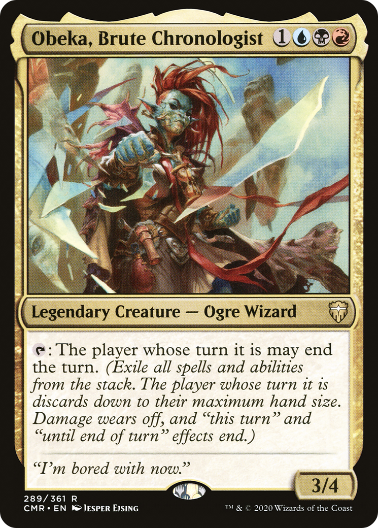 Obeka, Brute Chronologist (289) Foil - Commander Legends