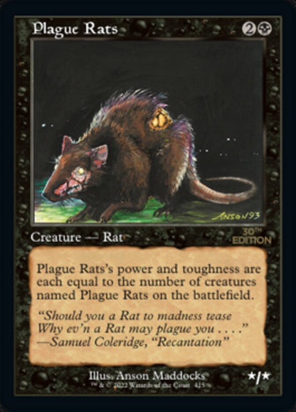 Plague Rats (Retro) (415) - 30th Anniversary Edition