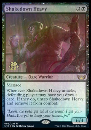 Shakedown Heavy [Streets of New Capenna Prerelease Promos] | Silver Goblin