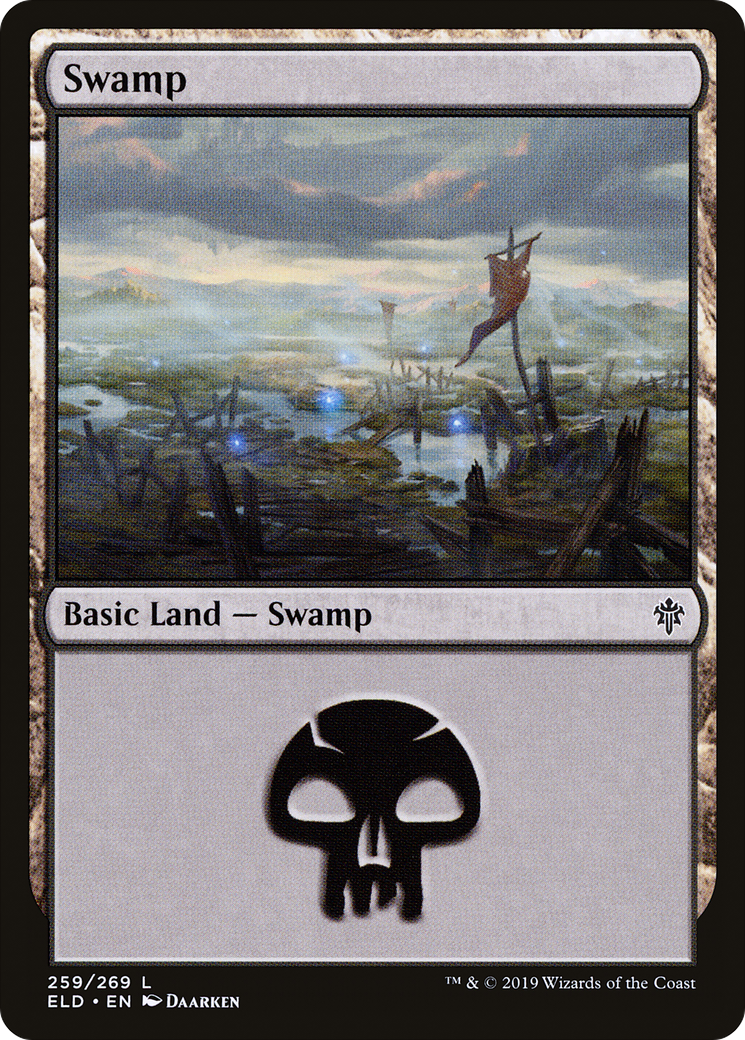 Swamp (259) - Throne of Eldraine