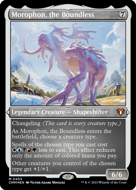 Morophon, the Boundless (Foil Etched) [Commander Masters]