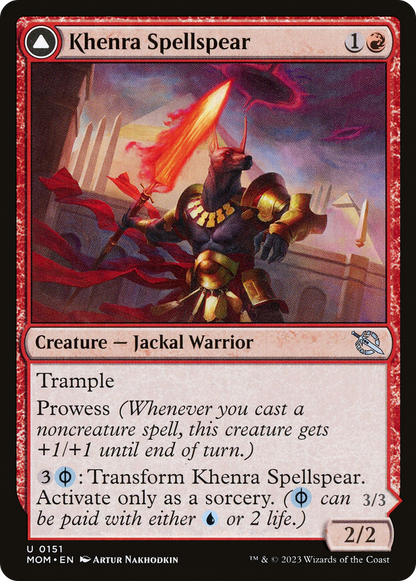 Khenra Spellspear (151) Foil - March of the Machine