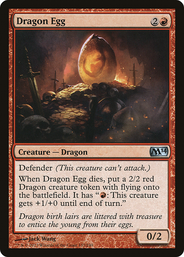 Dragon Egg (137) Foil - Magic 2014