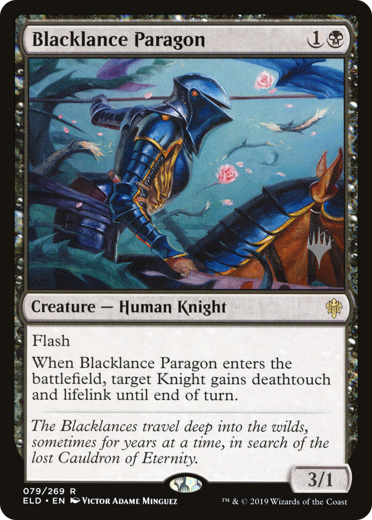 Blacklance Paragon (79p) - Throne of Eldraine Promos