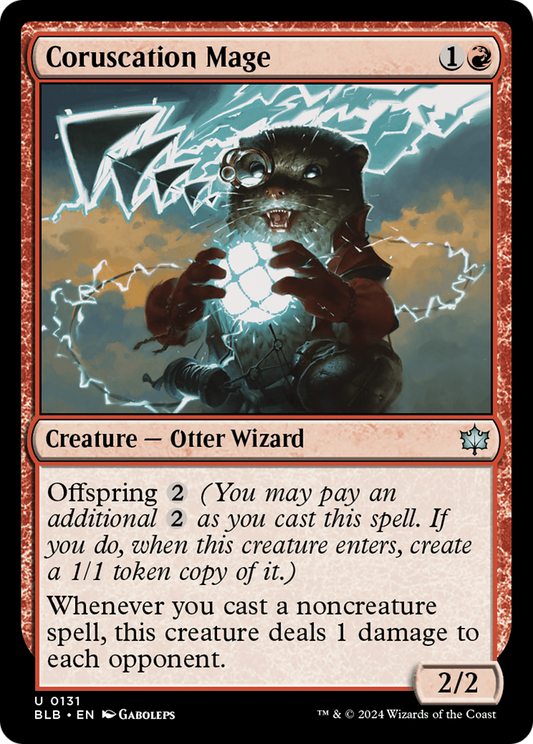Coruscation Mage [Bloomburrow] Foil