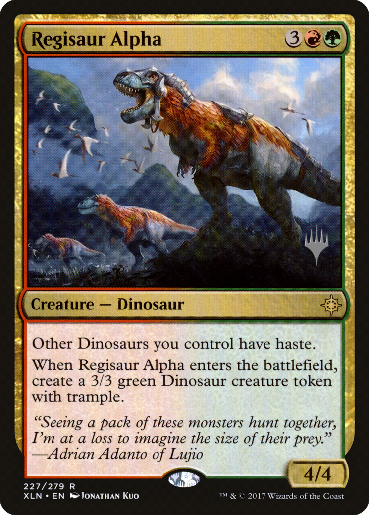 Regisaur Alpha (227) Foil - Ixalan Promos