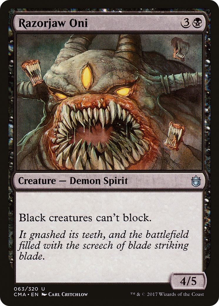 Razorjaw Oni (063) - Commander Anthology
