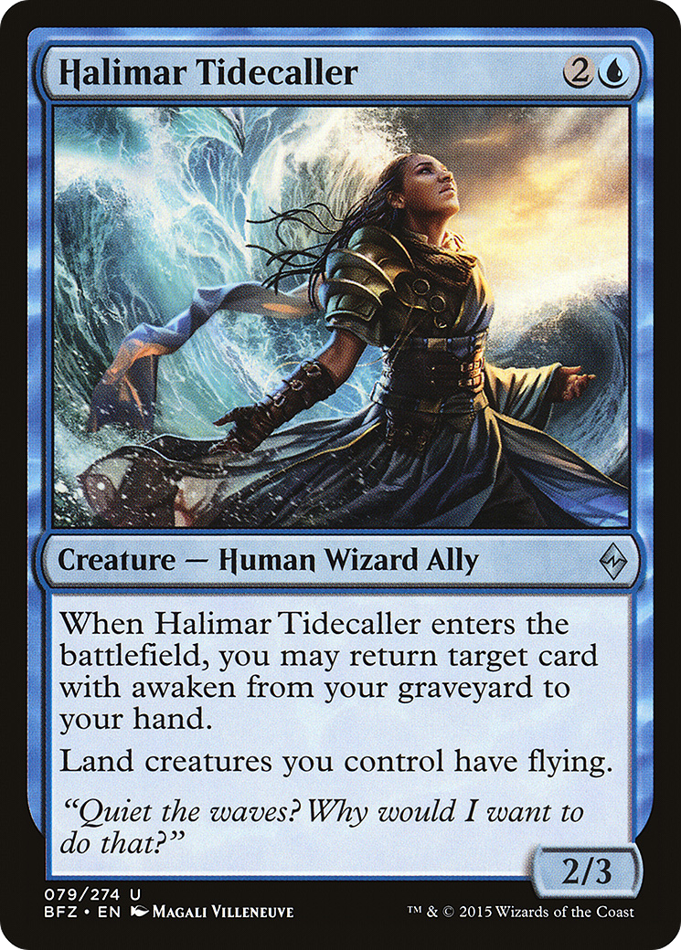 Halimar Tidecaller (079) - Battle for Zendikar