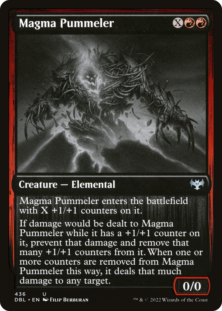 Magma Pummeler (436) Foil - Innistrad: Double Feature
