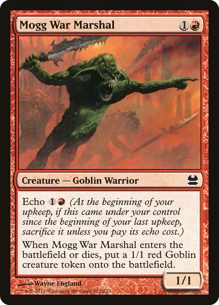 Mogg War Marshal (122) - Modern Masters