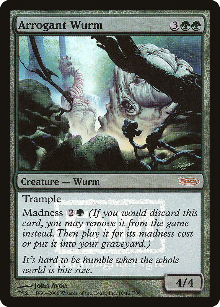 Arrogant Wurm (010) Foil - Friday Night Magic 2006