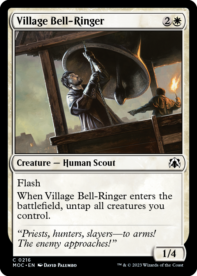 Village Bell-Ringer [March of the Machine Commander] | Silver Goblin