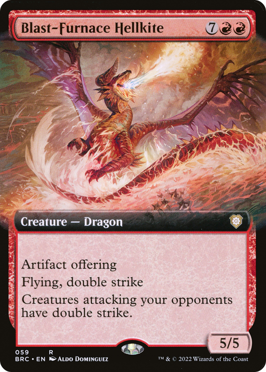 Blast-Furnace Hellkite (Extended Art) (059) - The Brothers' War Commander