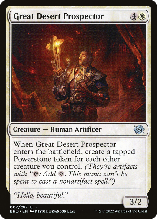 Great Desert Prospector (007) Foil - The Brothers' War