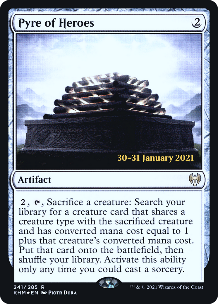Pyre of Heroes (241s) Foil - Kaldheim Promos