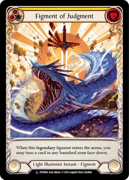 Figment of Judgment // Themis, Archangel of Judgment (Marvel) (DTD006) Cold Foil - Dusk till Dawn