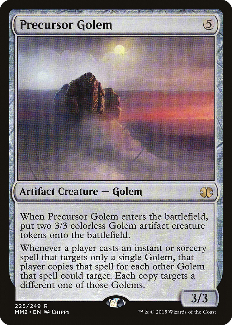 Precursor Golem (225) Foil - Modern Masters 2015