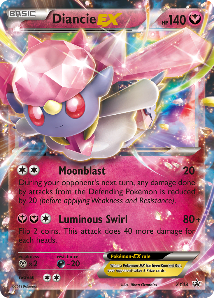 Diancie EX (XY43) [XY: Black Star Promos] | Silver Goblin