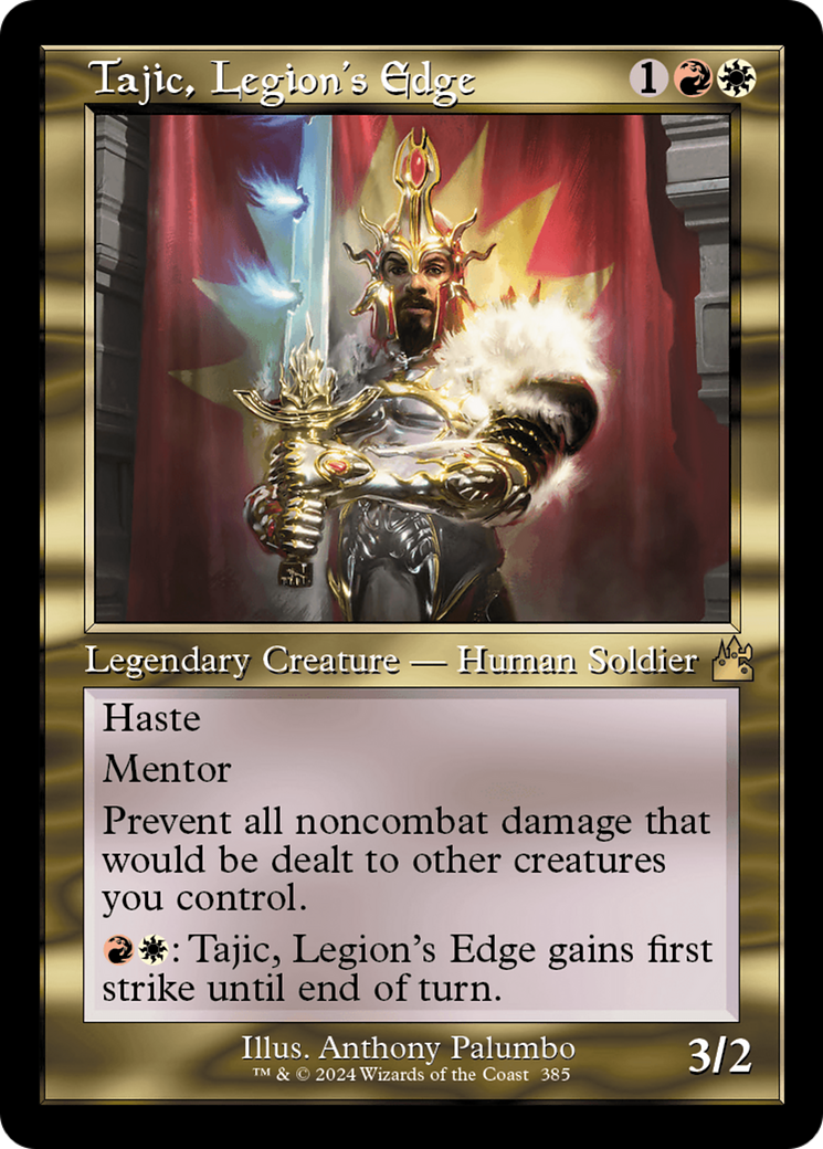 Tajic, Legion's Edge (Retro Frame) [Ravnica Remastered] | Silver Goblin