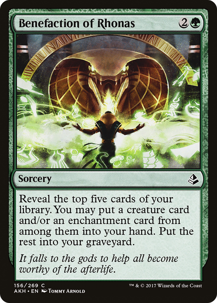 Benefaction of Rhonas (156) - Amonkhet
