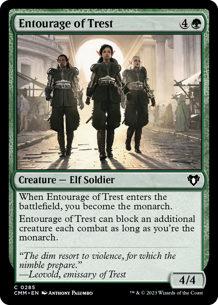 Entourage of Trest [Commander Masters] | Silver Goblin