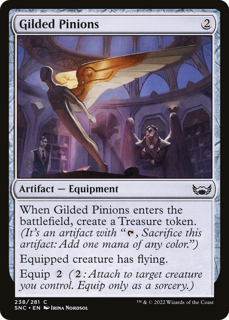 Gilded Pinions (238) Foil - Streets of New Capenna