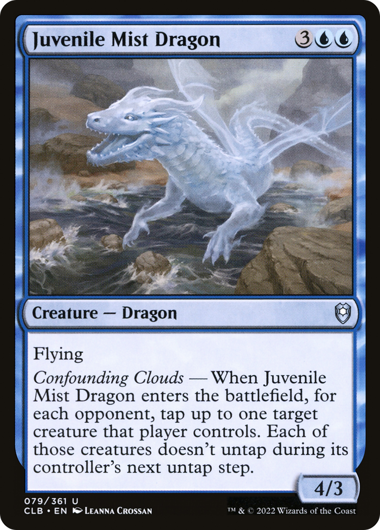 Juvenile Mist Dragon (079) - Commander Legends: Battle for Baldur's Gate