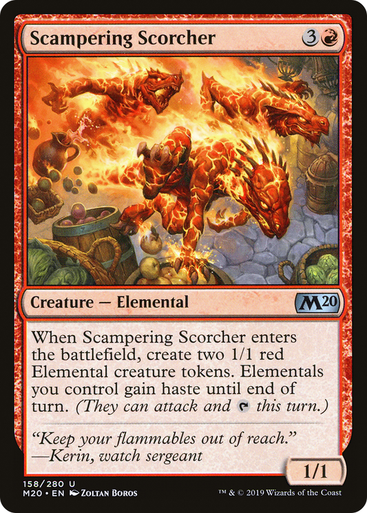Scampering Scorcher (158) - Core Set 2020