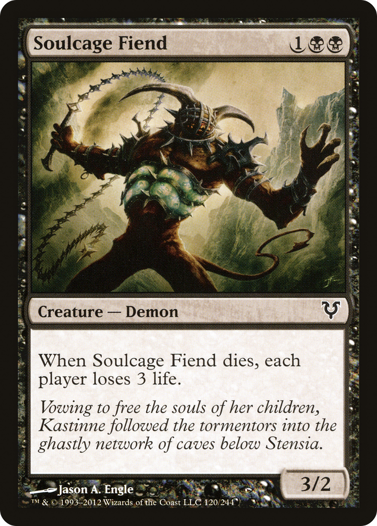 Soulcage Fiend (120) Foil - Avacyn Restored