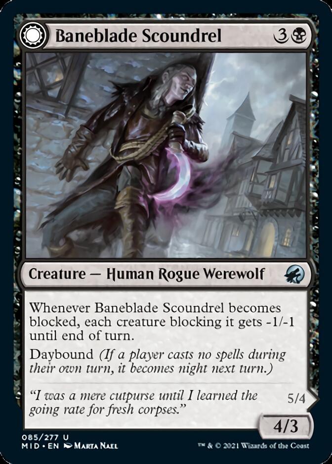 Baneblade Scoundrel // Baneclaw Marauder [Innistrad: Midnight Hunt] | Silver Goblin