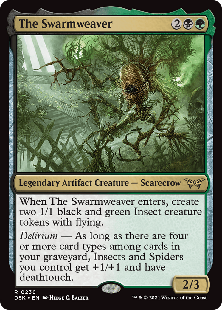 The Swarmweaver (0236) [Duskmourn: House of Horror] Foil